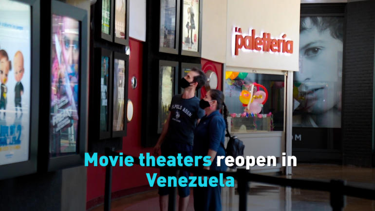Movie theaters reopen in Venezuela