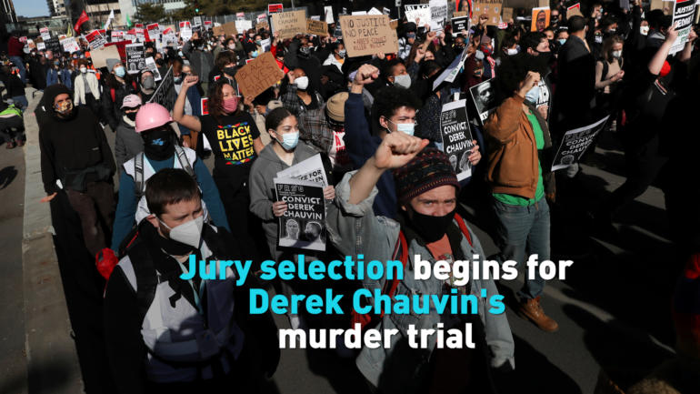 Jury selection begins for Derek Chauvin's murder trial
