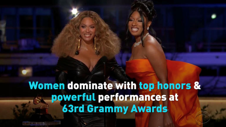 Women dominate with top honors and powerful performances at 63rd Grammy Awards