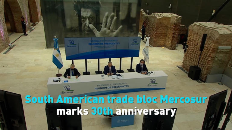 South American trade bloc Mercosur marks 30th anniversary