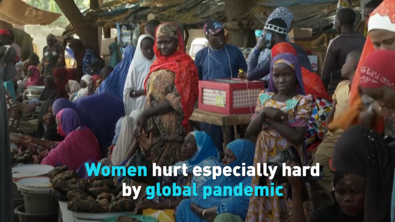 Women hurt especially hard by global pandemic