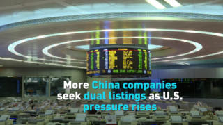 More China companies seek dual listings as U.S. pressure rises