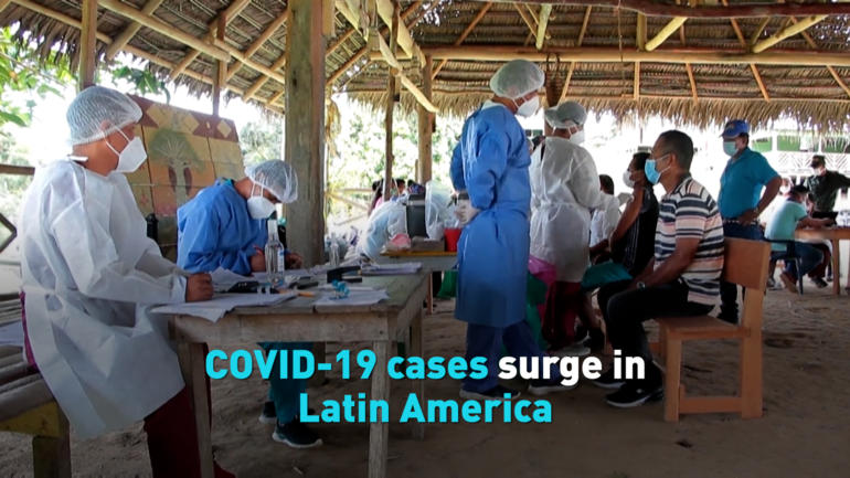 COVID-19 cases surge in Latin America