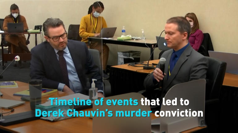 Timeline of events that led to Derek Chauvin’s murder conviction