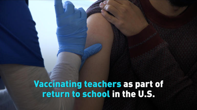 Vaccinating teachers as part of return to school in the U.S.