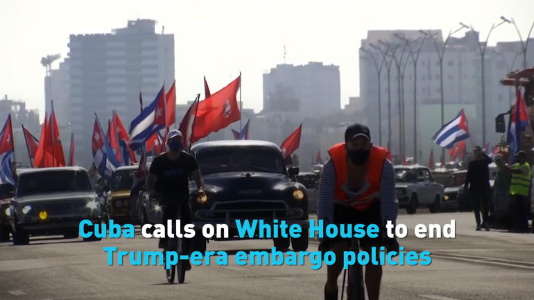 Cuba calls on White House to end Trump-era embargo policies