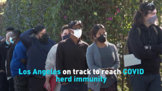 Los Angeles on track to reach COVID herd immunity