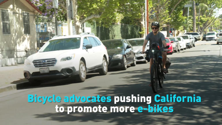 Bicycle advocates pushing California to promote more e-bikes