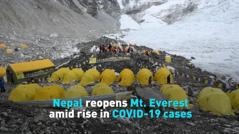 Nepal reopens Mt. Everest amid rise in COVID-19 cases