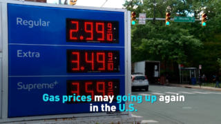 Gas prices may going up again in the U.S.