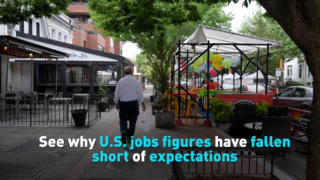 See why U.S. jobs figures have fallen short of expectations