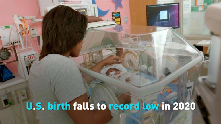 U.S. birth falls to record low in 2020