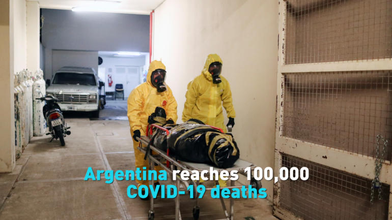 Argentina reaches 100,000 COVID-19 deaths