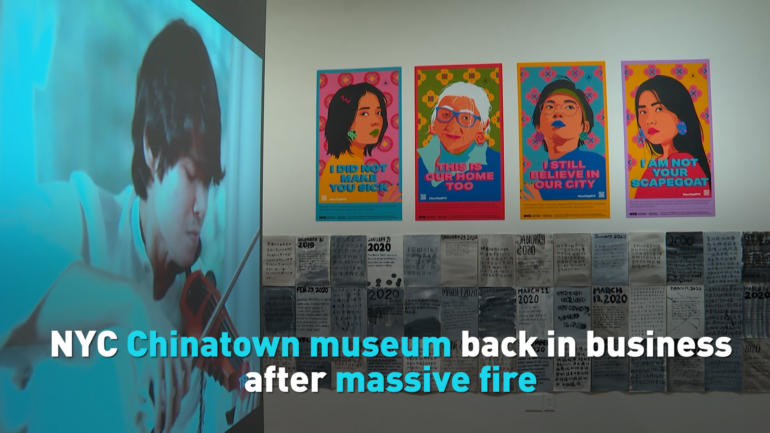 NYC Chinatown museum back in business after massive fire