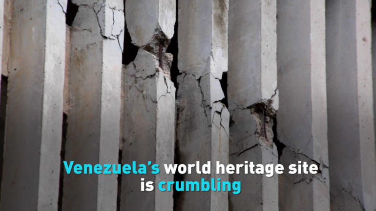 Venezuela’s world heritage site is crumbling