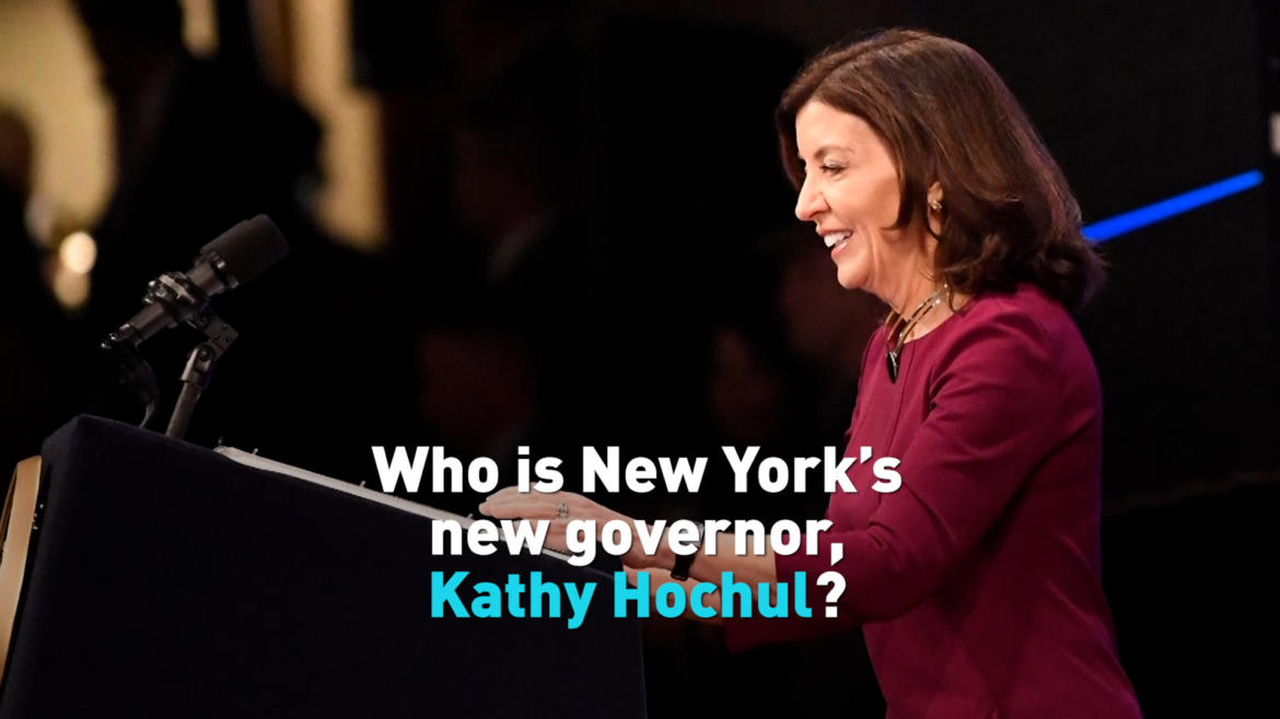 Kathy Hochul Makes History As New York’s First Female Governor | CGTN ...