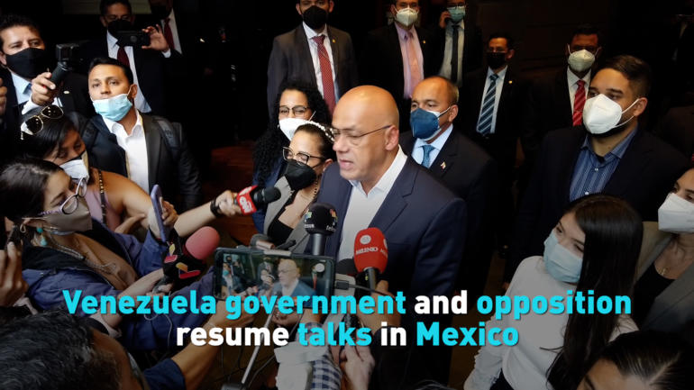 Venezuela government and opposition resume talks in Mexico