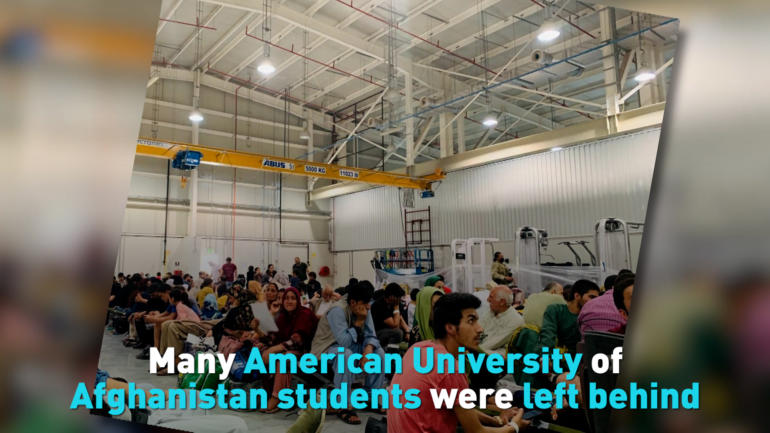 Many American University of Afghanistan students were left behind
