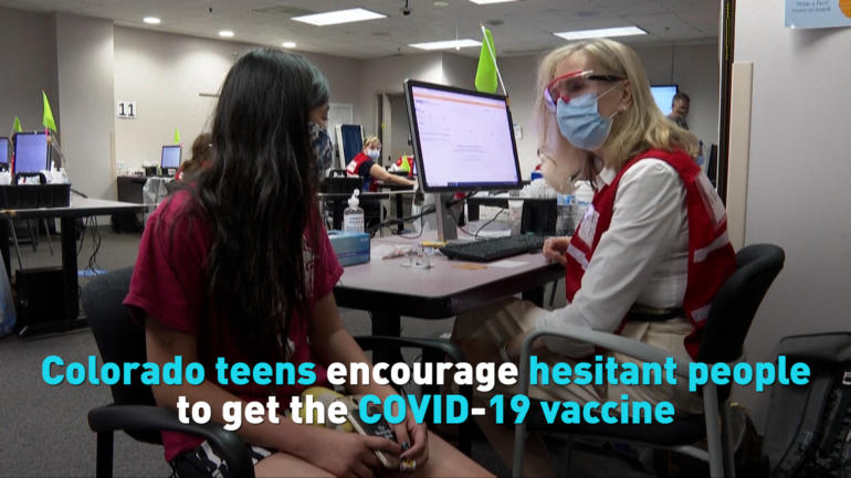 Colorado teens encourage hesitant people to get the COVID-19 vaccine