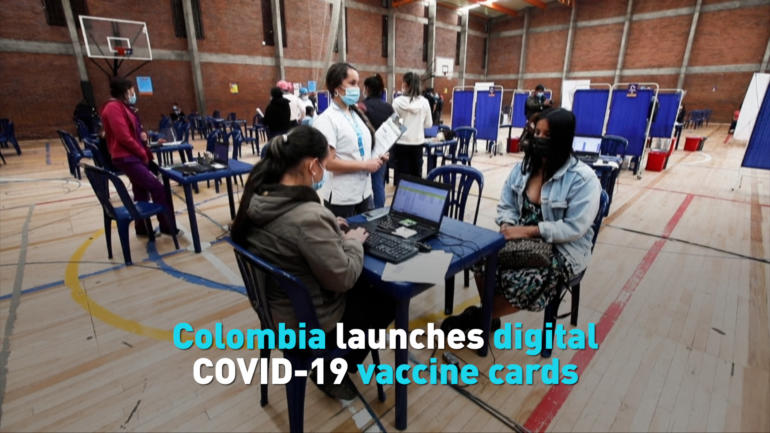 Colombia launches digital COVID-19 vaccine cards