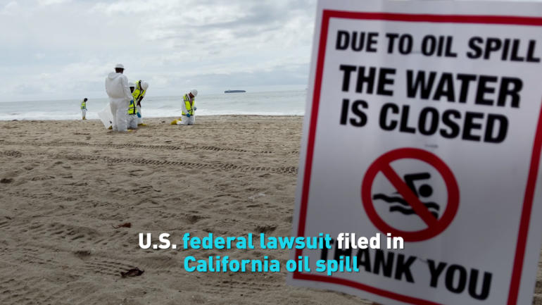 U.S. federal lawsuit filed in California oil spill