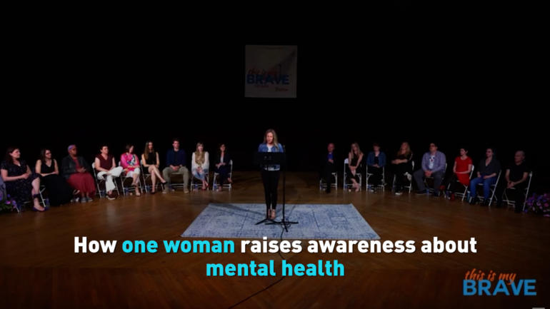 How one woman raises awareness about mental health