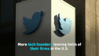 More tech founders leaving helm of their firms in the U.S.