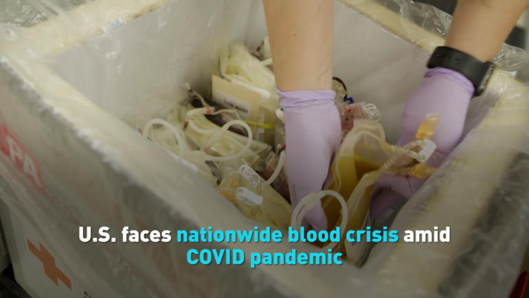 U.S. faces nationwide blood crisis amid COVID pandemic