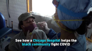 See how a Chicago hospital helps the black community fight COVID
