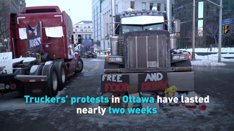 Truckers’ protests in Ottawa have lasted nearly two weeks