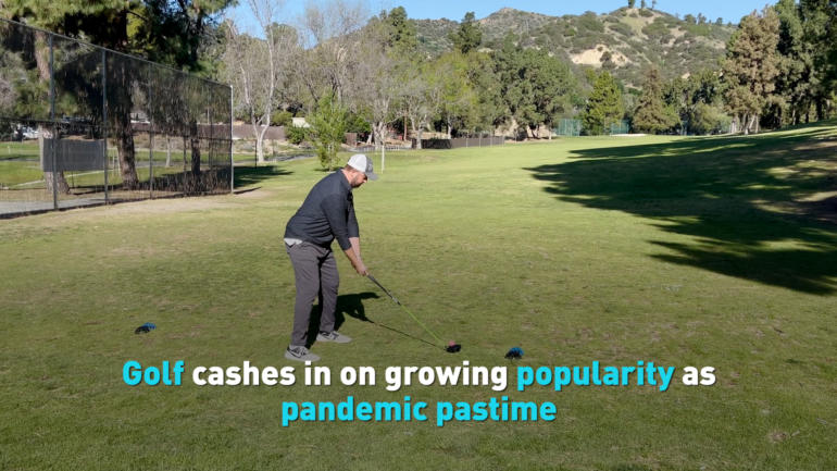 Golf cashes in on growing popularity as pandemic pastime