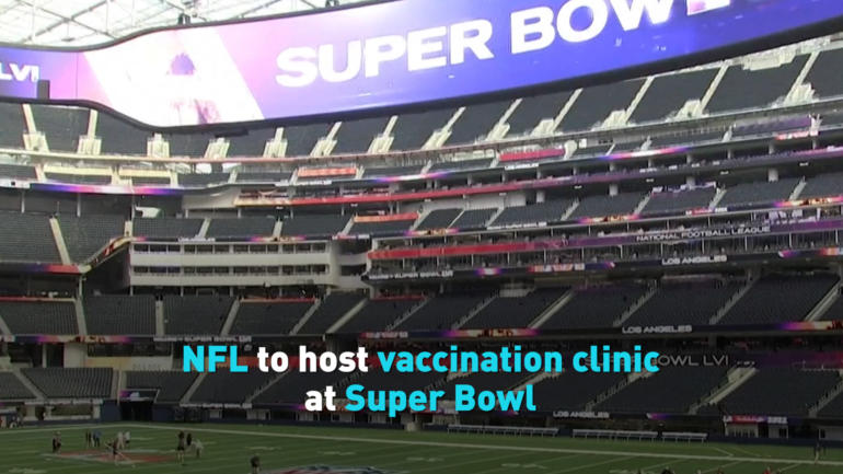 NFL to host vaccination clinic at Super Bowl