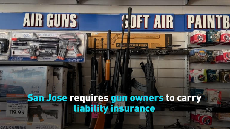 San Jose requires gun owners to carry liability insurance