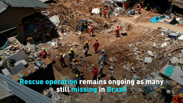 Rescue operation remains ongoing as many still missing in Brazil