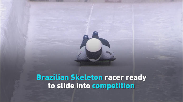 Brazilian Skeleton racer ready to slide into competition