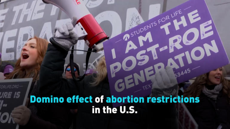 Domino effect of abortion restrictions in the U.S.