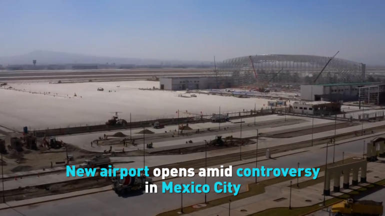 New airport opens amid controversy in Mexico City