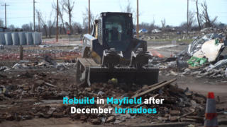 Rebuild in Mayfield after December tornadoes