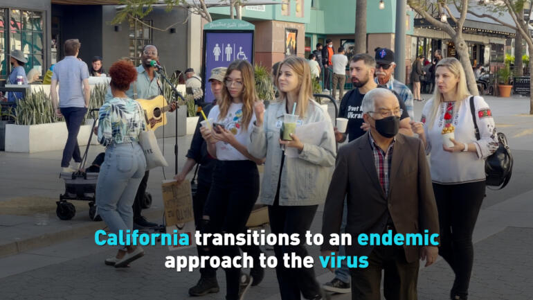 California transitions to an endemic approach to the virus