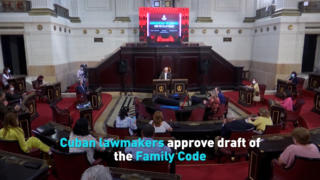 Cuban lawmakers approve draft of the Family Code