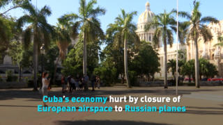Cuba’s economy hurt by closure of European airspace to Russian planes