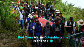 Red Cross warns Colombia crime is on the rise