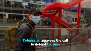 Colombian answers the call to defend Ukraine