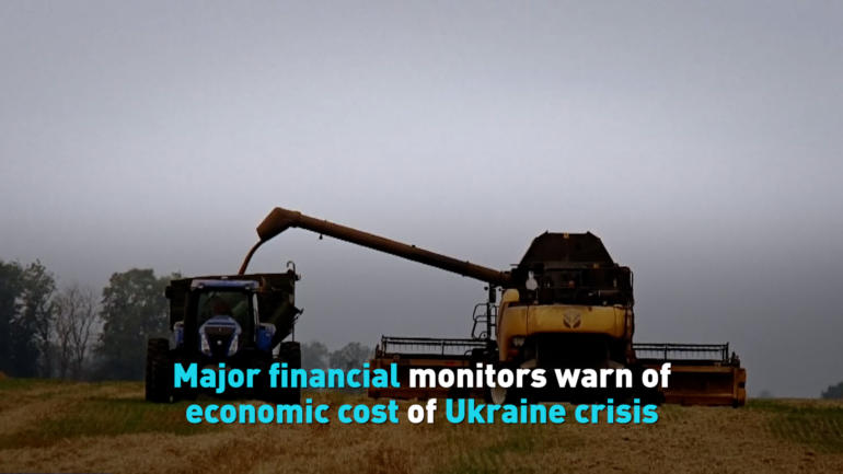Major financial monitors warn of economic cost of Ukraine crisis