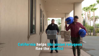 California helps Ukrainian refugees flee the conflict