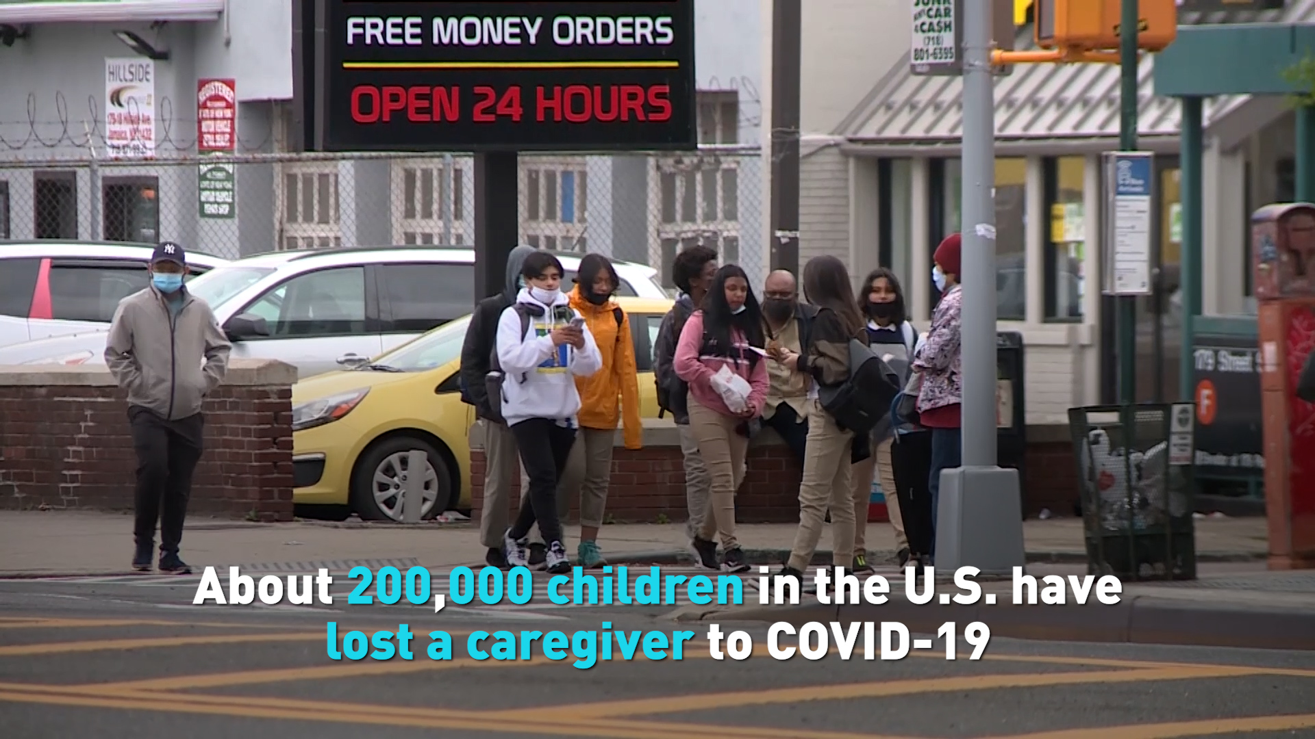 About 200,000 children in the U.S. have lost a caregiver to COVID-19