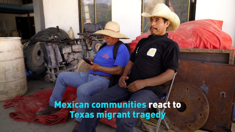Mexican communities react to Texas migrant tragedy