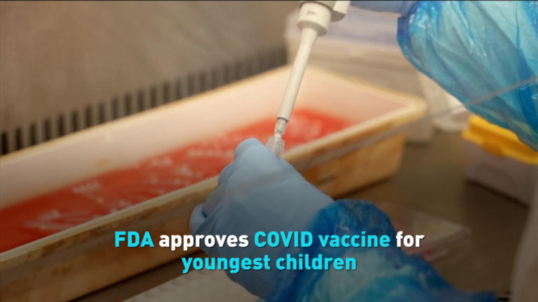 FDA approves COVID vaccine for youngest children