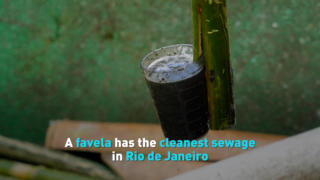 A favela has the cleanest sewage in Rio de Janeiro
