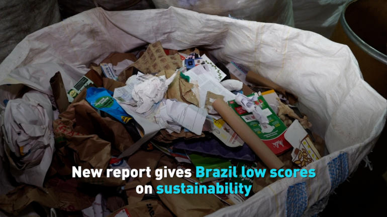 New report gives Brazil low scores on sustainability